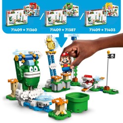 LEGO Super Mario 71409 Ensemble d’Extension Le Défi du Maxi-Spike sur un Nuage