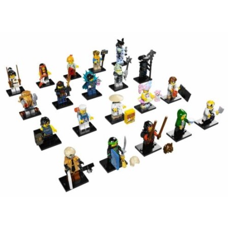 LEGO Minifigures NINJAGO MOVIE - 71019 - Serie Completa 20 Minifigure