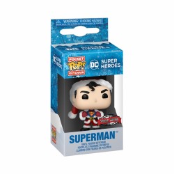 POP Keychain: DC Holiday- Superman (WMT)