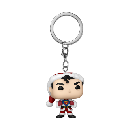 POP Keychain: DC Holiday- Superman (WMT)