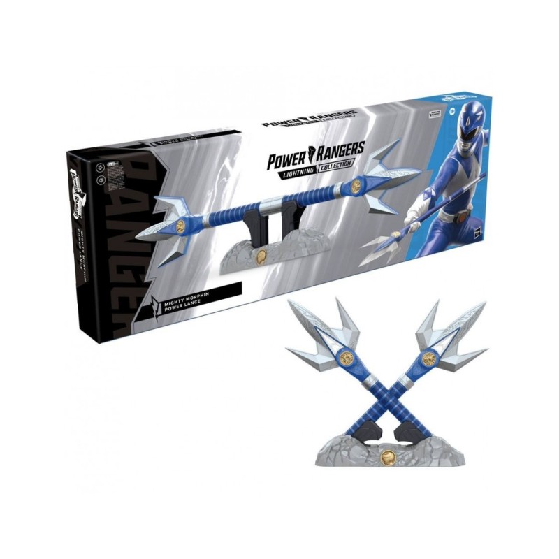 Hasbro POWER RANGERS - LIGHTNING COLLECTION - LANCIA BLUE RANGER - Replica