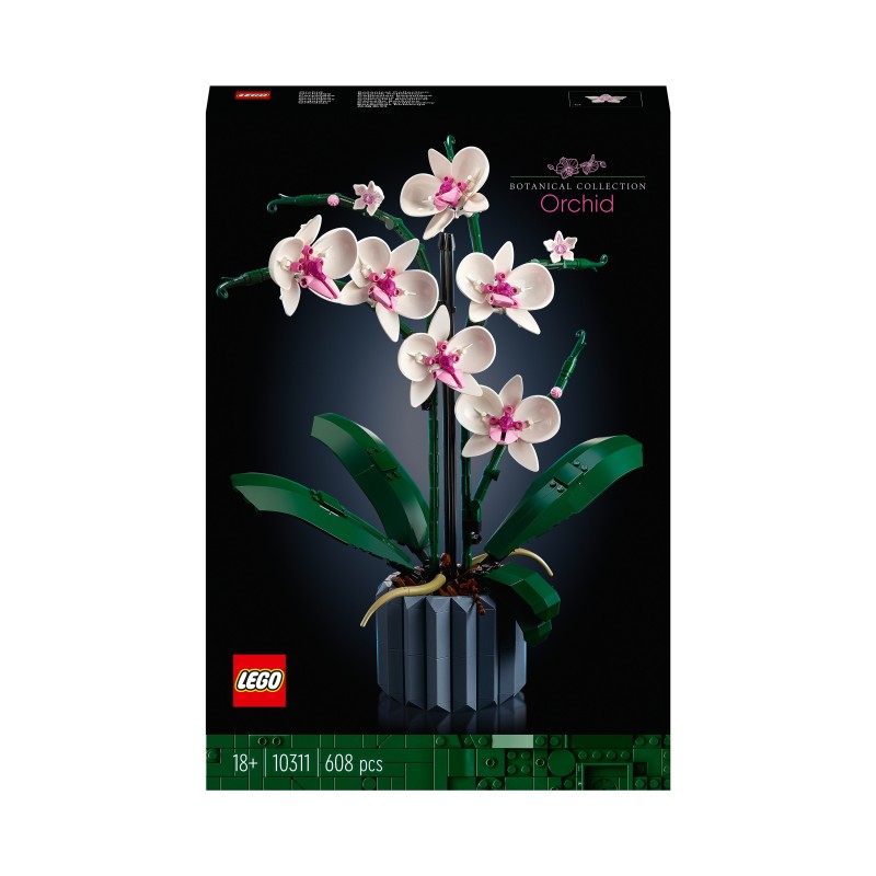 LEGO 10311 Icons Orquídeas, Flores Artificales para Construir para Adultos