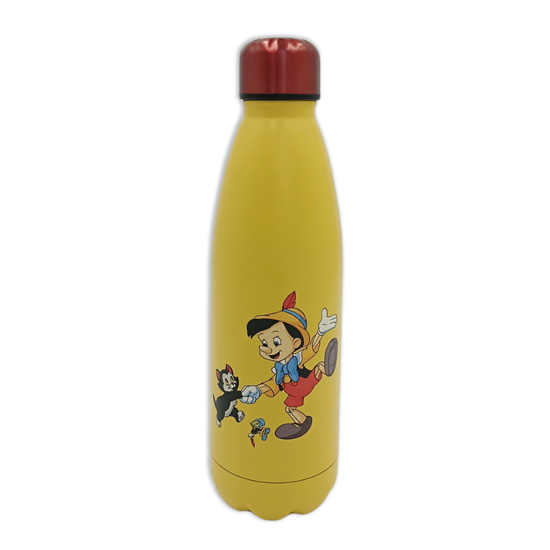 HALF MOON BAY - DISNEY: PINOCCHIO - WATER BOTTLE (METAL) 500ML - PINOCCHIO