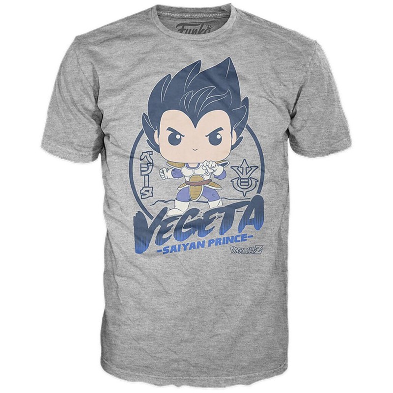 Funko Tee: DBZ- Vegeta (PU MT) - Taglia M