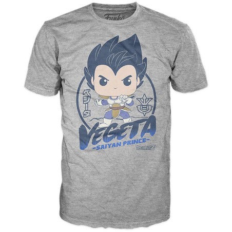 Funko Tee: DBZ- Vegeta (PU MT) - Taglia M