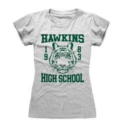 Heroes Inc. - Stranger Things - Hawking High School - T-shirt Fitted Taglia XL