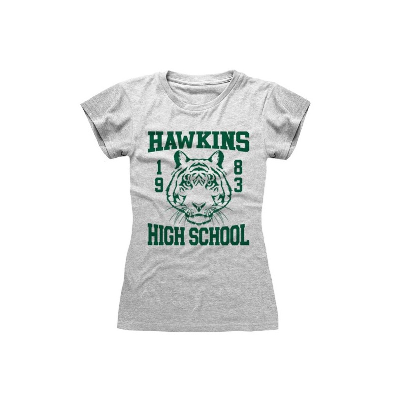 Heroes Inc. - Stranger Things - Hawking High School - T-shirt Fitted Taglia XL