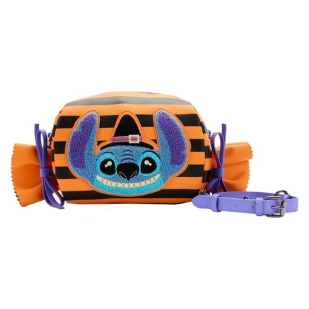 Loungefly - Disney Lilo & Stitch - Borsa a tracolla Halloween Candy Wrapper - WDTB2639