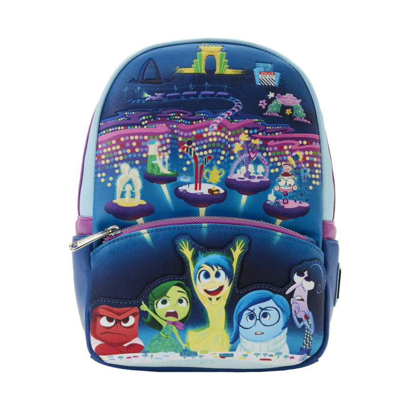 Loungefly - Disney Pixar Inside Out - Zainetto Control Panel Glow In The Dark - WDTBK2620