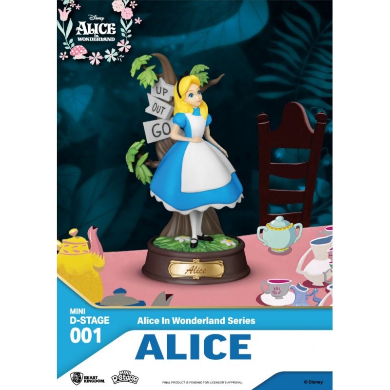 Beast Kingdom - Mini D-Stage - Alice nel Paese delle Meraviglie - Alice