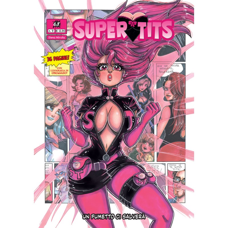 CRONACA DI TOPOLINIA - SUPER TITS 9 - UN FUMETTO CI SALVERA' - REGULAR