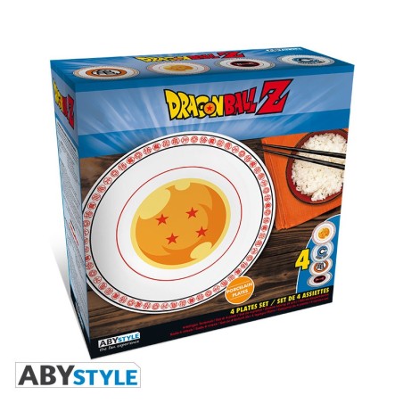 ABYSTYLE - DRAGON BALL - SET DI 4 PIATTI - EMBLEMS