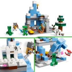 LEGO Minecraft 21243 Les Pics Gelés