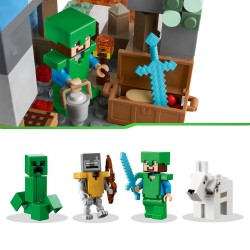 LEGO Minecraft 21243 De IJsbergtoppen Bouwspeelgoed