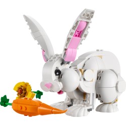 LEGO Creator 31133 3in1 Wit konijn Constructie Speelgoed