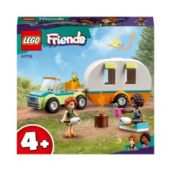 LEGO Friends 41726 Kampeervakantie Set met Caravan en Auto