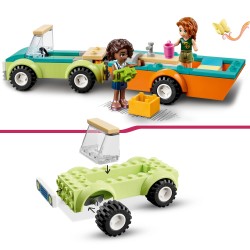 LEGO Friends 41726 Kampeervakantie Set met Caravan en Auto