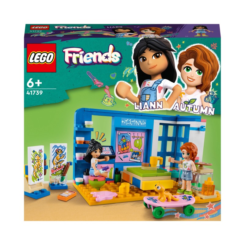 LEGO Friends 41739 Habitación de Liann, Juguete Coleccionable