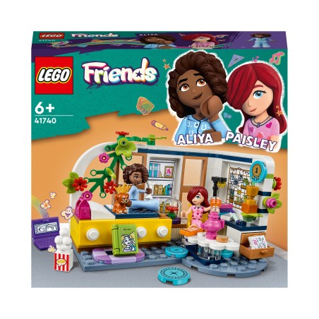 LEGO Friends 41740 Habitación de Aliya, Juguete Coleccionable