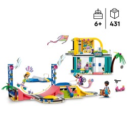 LEGO Friends 41751 Parque de Skate, Juguete para Niñas y Niños de 6 Años