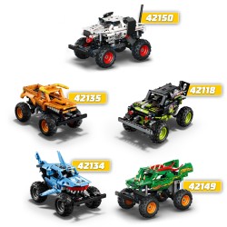 LEGO Technic 42149 Monster Jam Dragon, Monster Truck de Juguete 2en1