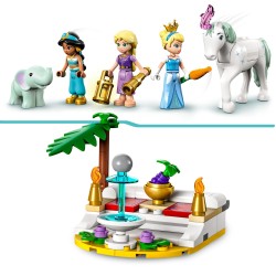 LEGO Disney Princess 43216 Disney Princesas Viaje Encantado de las Princesas Jasmín, Cenicienta y Rapunzel