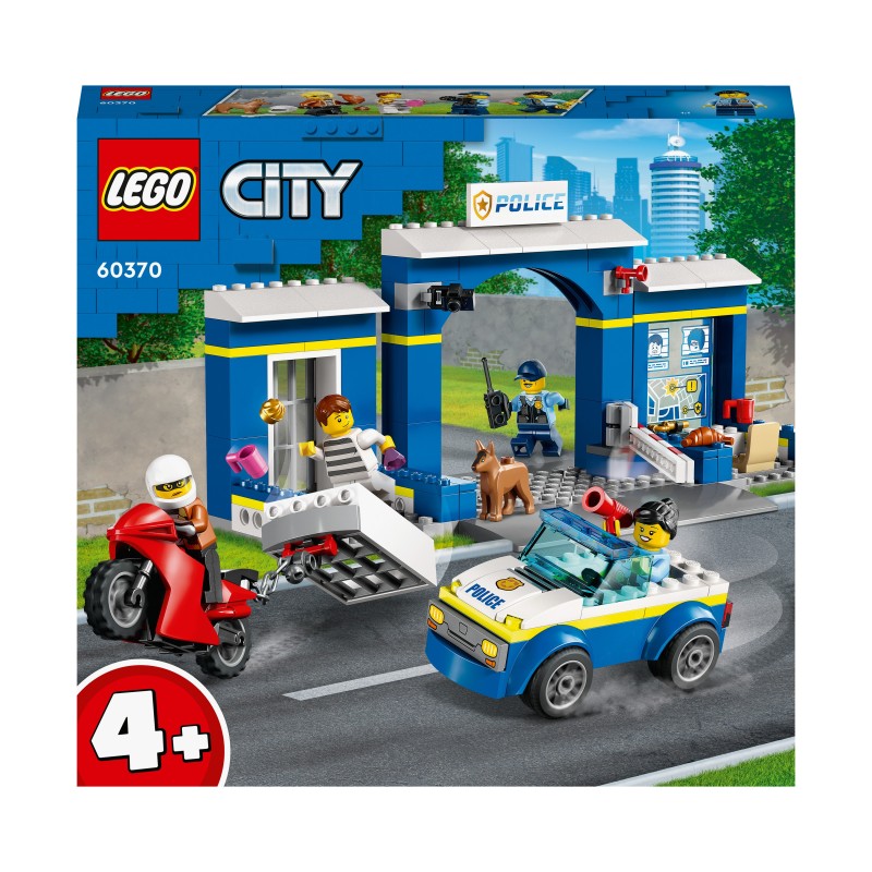 LEGO City Police Station Chase Toy Playset 60370