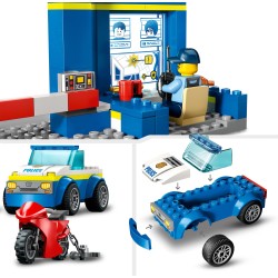 LEGO City 60370 Achtervolging politiebureau Bouwset