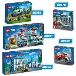 LEGO City 60370 Achtervolging politiebureau Bouwset