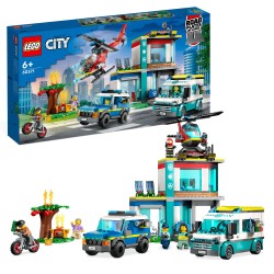 LEGO City 60371 Le QG des Véhicules d’Urgence