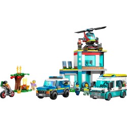 LEGO City 60371 Hoofdkwartier van hulpdienstvoertuigen Set