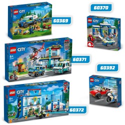 LEGO City 60372 Academia de Policía con Figura de Caballo de Juguete
