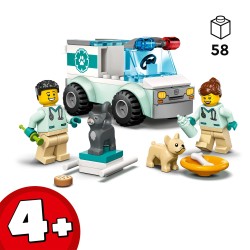LEGO City 60382 L'Intervention du Véhicule Vétérinaire
