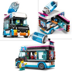 LEGO City 60384 Furgoneta-Pingüino de Granizadas, Camión de Juguete
