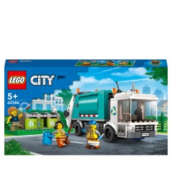 LEGO City 60386 Camión de Reciclaje, Juguete Educativo