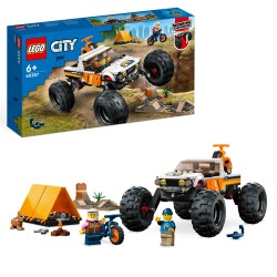 LEGO City 60387 4x4 Terreinwagen avonturen Kampeerset