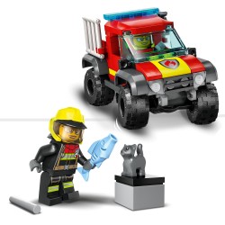 LEGO City 4x4 Fire Engine Rescue Toy Playset 60393