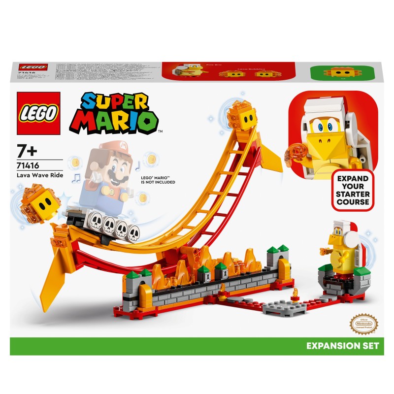 LEGO Super Mario 71416 Uitbreidingsset  Rit over lavagolven