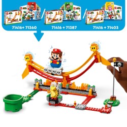 LEGO Super Mario 71416 Ensemble d'Extension Le Manège de la Vague de Lave