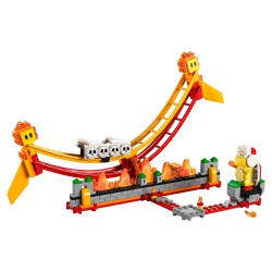 LEGO Super Mario 71416 Ensemble d'Extension Le Manège de la Vague de Lave