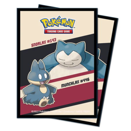 ULTRA-PRO - 65 BUSTINE STANDARD - POKEMON - SNORLAX & MUNCHLAX