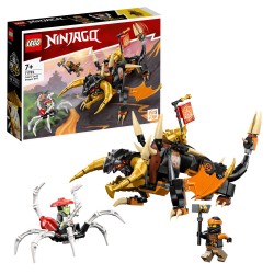 LEGO NINJAGO 71782 Dragón de Tierra EVO de Cole, Juguete de Animales