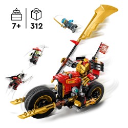 LEGO NINJAGO 71783 Moto-Meca EVO de Kai, Juegos de Ninja