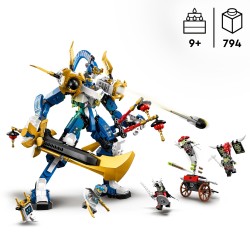LEGO NINJAGO 71785 Meca Titán de Jay, Figura de Acción Ninja