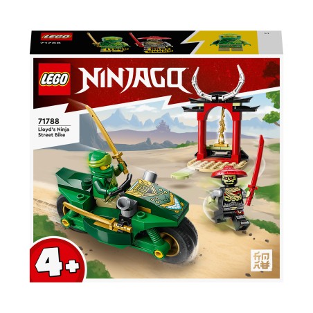 LEGO NINJAGO 71788 Moto Callejera Ninja de Lloyd, Juguete para Niños de 4 Años o Más