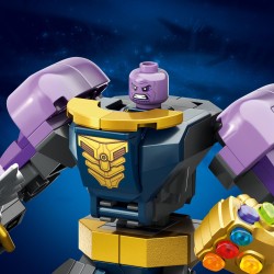 LEGO Marvel Avengers 76242 Marvel Armadura Robótica de Thanos, Figura Articulada para Construir