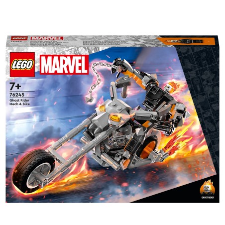 LEGO Marvel Avengers 76245 Marvel Meca y Moto del Motorista Fantasma, Juguete para Construir