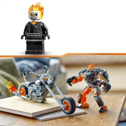 LEGO Marvel Avengers 76245 Marvel Meca y Moto del Motorista Fantasma, Juguete para Construir