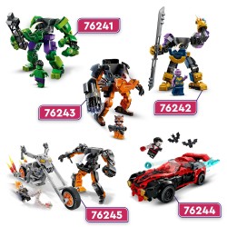 LEGO Marvel Avengers 76245 Marvel Meca y Moto del Motorista Fantasma, Juguete para Construir