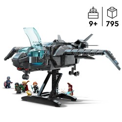 LEGO Marvel Avengers 76248 Marvel Quinjet de los Vengadores, Avión de Juguete para Construir